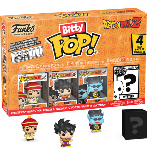 Funko Pop! Dragon Ball Z - Gohan, Goku, Kaio & Mystery - 4-Pack