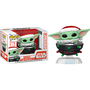 Funko Pop! Star Wars: The Mandalorian - Grogu with Santa Hat in Pram (Holiday) #746 - Pop Basement