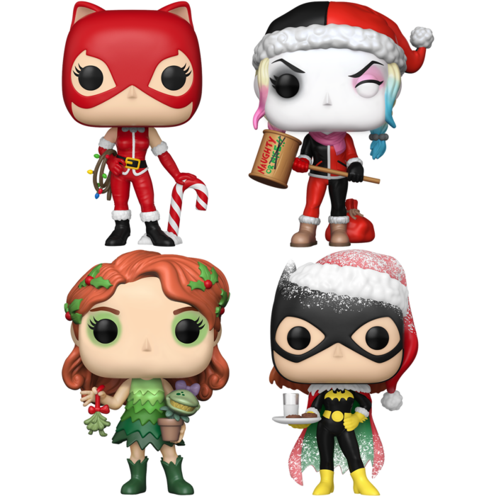 Funko Pop! DC Comics - Gotham's Holiday Havoc Pop! Vinyl Bundle (Set of 4) - Pop Basement