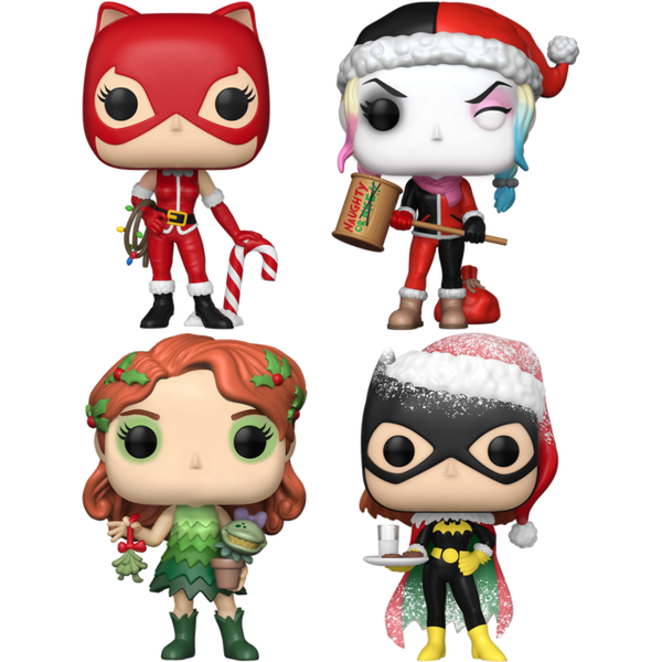 Funko Pop! DC Comics - Gotham's Holiday Havoc Pop! Vinyl Bundle (Set of 4) - Pop Basement