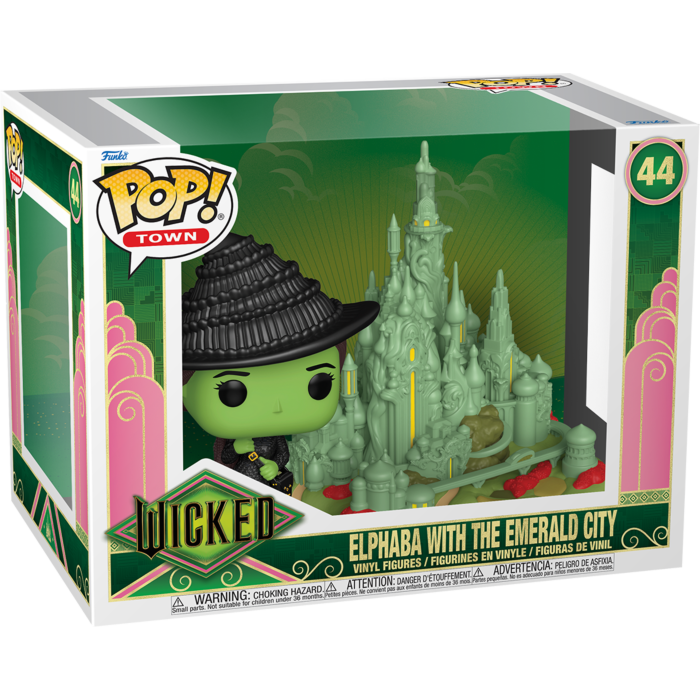 Funko Pop! Town - Wicked (2024) - Elphaba with the Emerald City #44