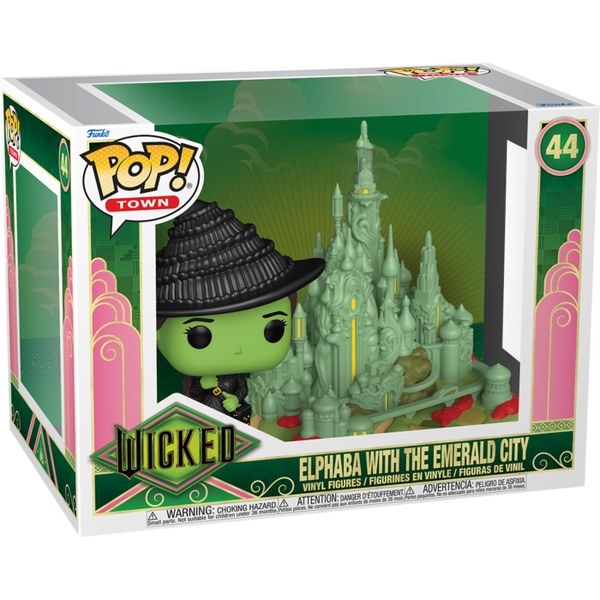 Funko Pop! Town - Wicked (2024) - Elphaba with the Emerald City #44