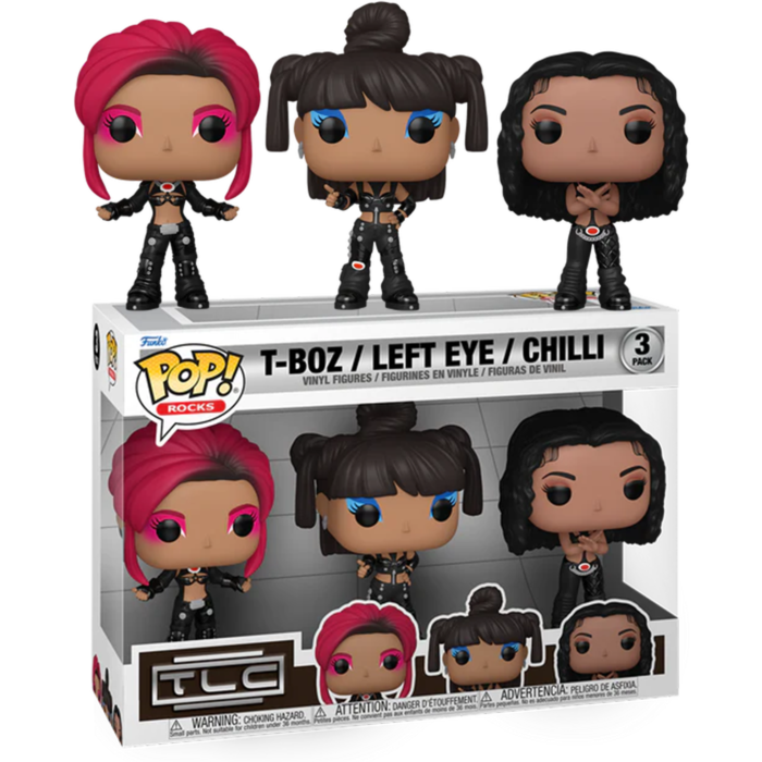 Funko Pop! TLC: No Scrubs - T-Boz, Left Eye & Chilli - 3-Pack - Pop Basement