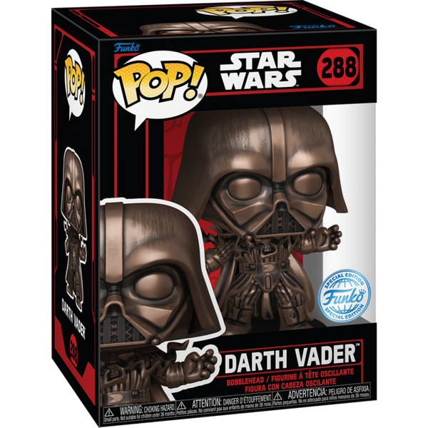 Funko Pop! Star Wars - Darth Vader Bronze Metallic #288 - Pop Basement