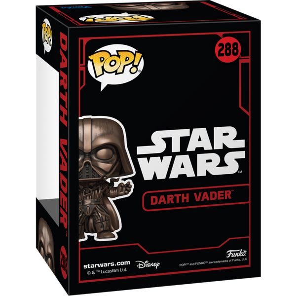 Funko Pop! Star Wars - Darth Vader Bronze Metallic #288 - Pop Basement