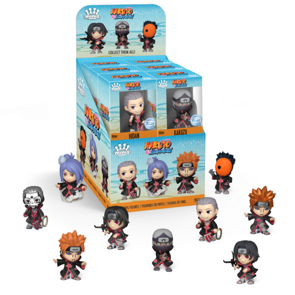 Funko - Naruto - 3" Scale Mini Vinyl Figure (Display of 12) - Pop Basement