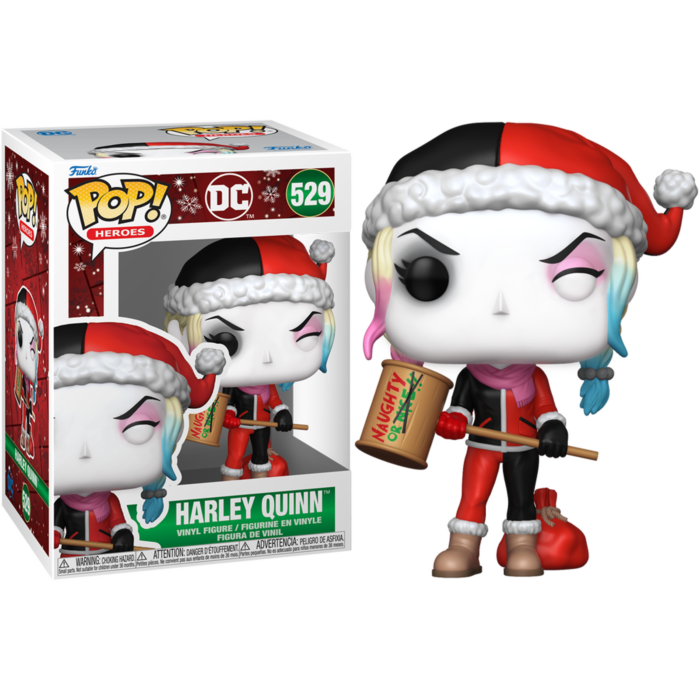 Funko Pop! DC Comics - Harley Quinn with Naughty Mallet Holiday - Pop Basement