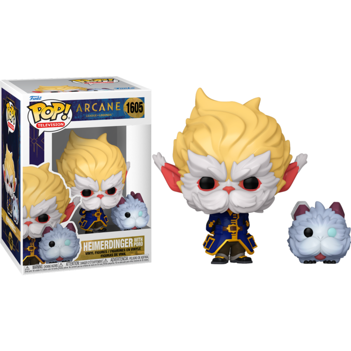 Funko Pop! Arcane (2021) - Heimerdinger with Poro #1605 - Pop Basement