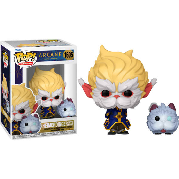 Funko Pop! Arcane (2021) - Heimerdinger with Poro #1605 - Pop Basement