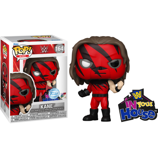 Funko Pop! WWE - Kane with Enamel Pin #164 - Pop Basement