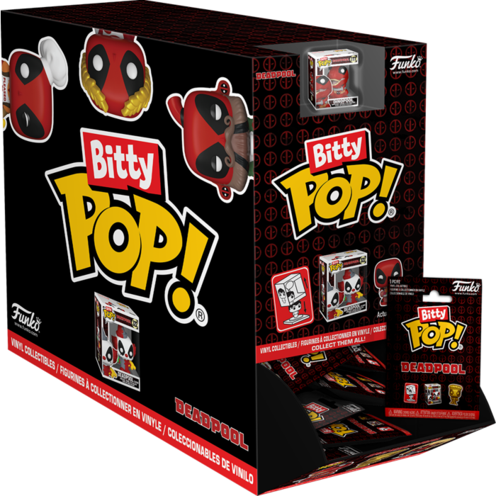 Funko Pop! Deadpool - Bitty Pop! Mystery Blind Bag Vinyl Figure (Display of 32 Units) - Pop Basement