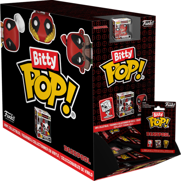 Funko Pop! Deadpool - Bitty Pop! Mystery Blind Bag Vinyl Figure (Display of 32 Units) - Pop Basement