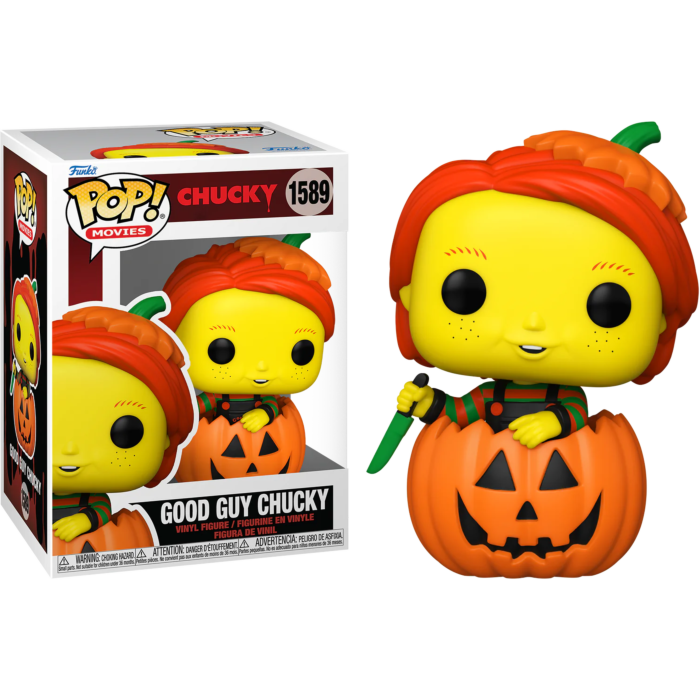 Funko Pop! Child's Play - Good Guy Chucky in Pumpkin #1589 - Pop Basement