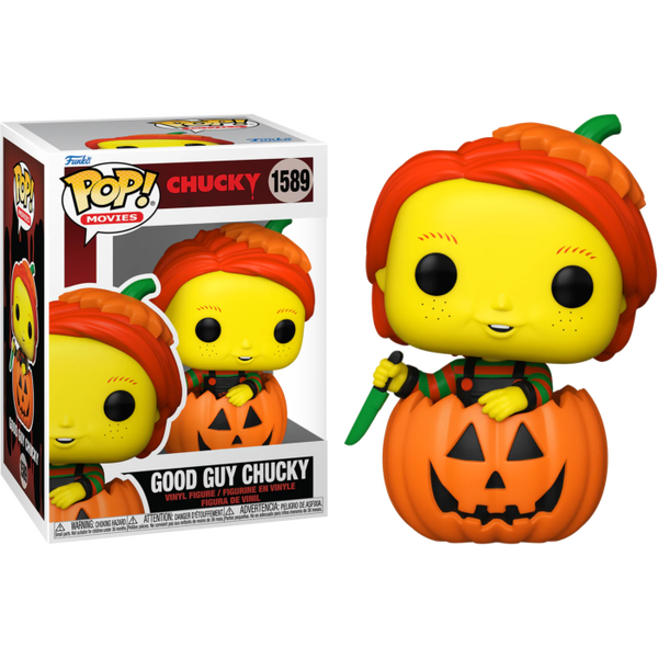 Funko Pop! Child's Play - Good Guy Chucky in Pumpkin #1589 - Pop Basement