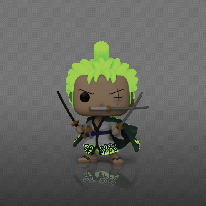 Funko Pop! One Piece - Roronoa Zoro with Swords Glow in the Dark #923 - Pop Basement