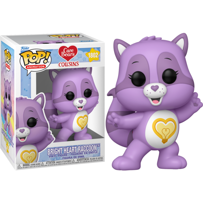 Funko Pop! Care Bears Cousins - Bright Heart Raccoon #1802