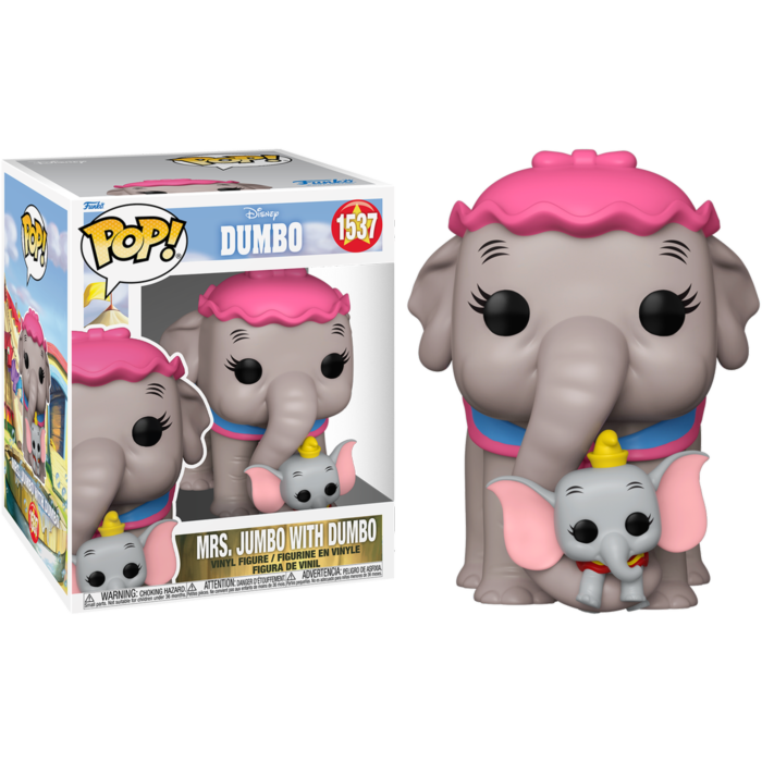 Funko Pop! Dumbo (1941) - Mrs. Jumbo with Dumbo Super Sized 6" #1537 - Pop Basement