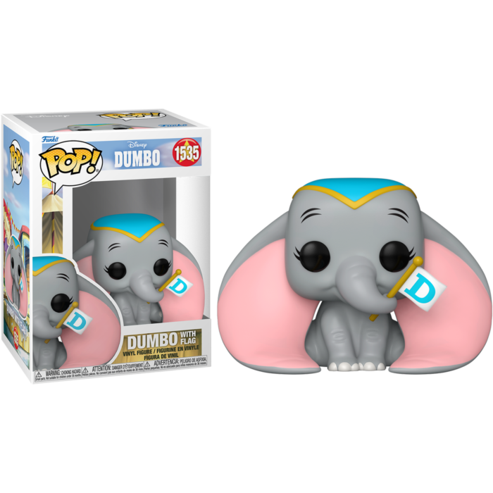 Funko Pop! Dumbo (1941) - Dumbo with Flag #1535 - Pop Basement