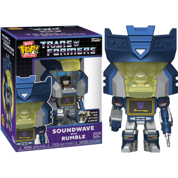 Funko Bitty Pop! Transformers - Soundwave with Rumble