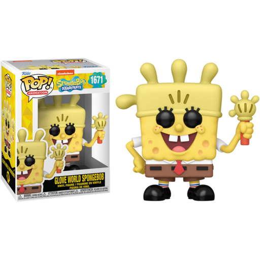 Funko Pop! SpongeBob SquarePants: 25th Anniversary - Glove World SpongeBob #1671 - Pop Basement