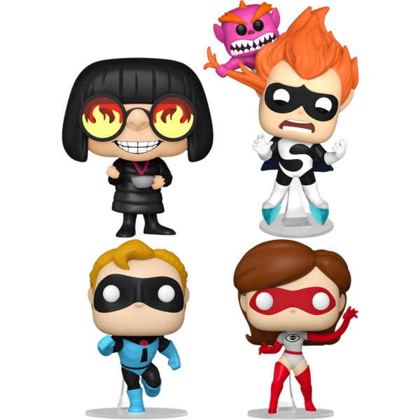 Funko Pop! Incredibles: 20th Anniversary - Super Suits - Bundle (Set of 4) - Pop Basement