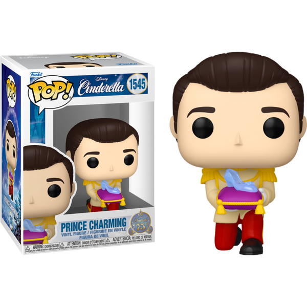 Funko Pop! Cinderella (1950): 75th Anniversary - Prince Charming with Slipper #1545