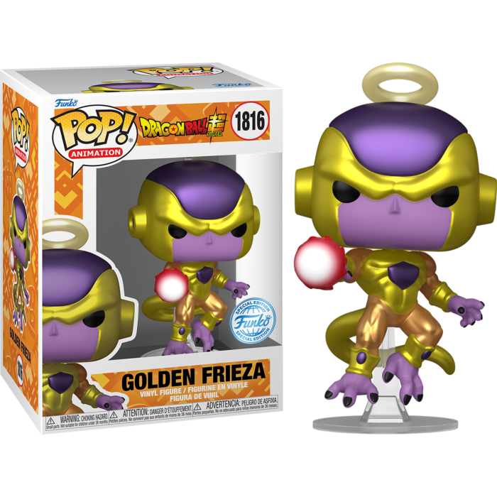 Funko Pop! Dragon Ball Super - Golden Frieza Metallic #1816 - Pop Basement