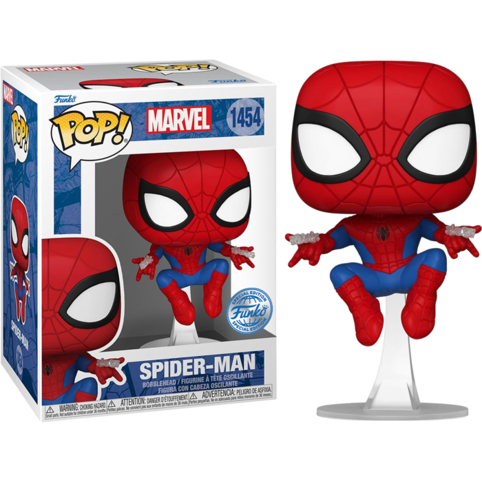 Funko Pop! Marvel - Spider-Man with Webshooters #1454 - Pop Basement