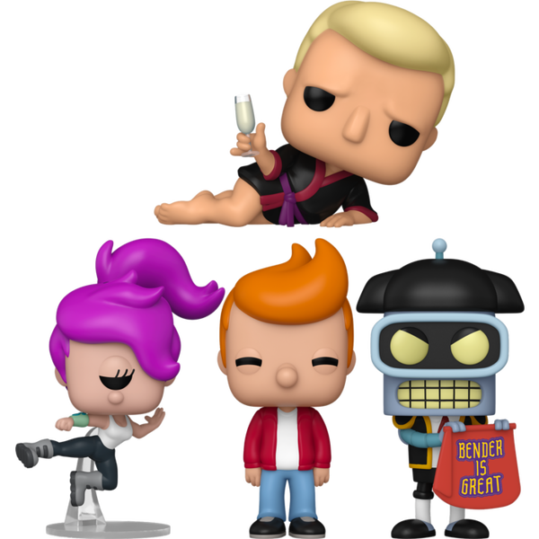 Funko Pop! Futurama - The Butterjunk Effect - Bundle (Set of 4) - Pop Basement