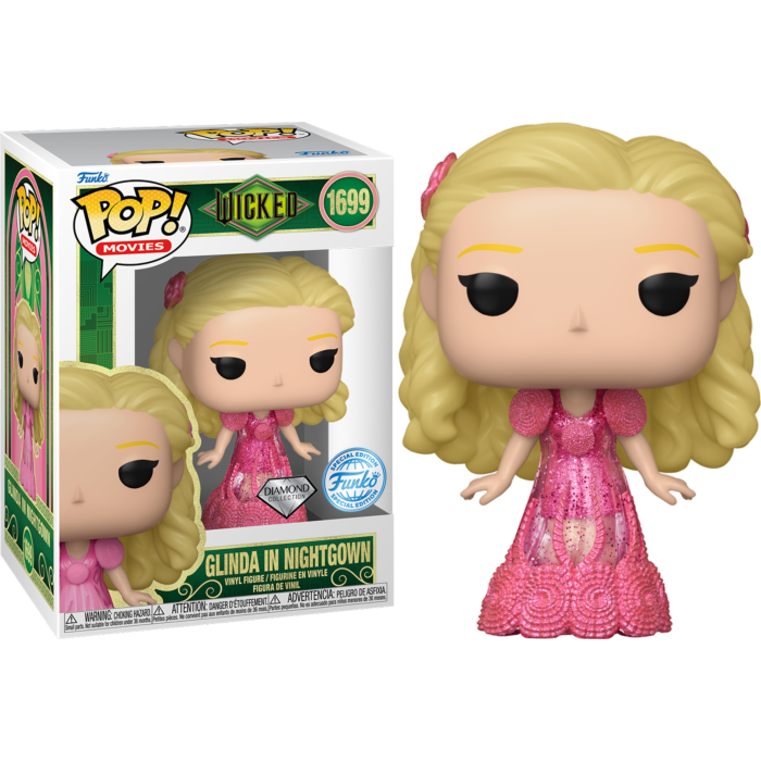 Funko Pop! Wicked (2024) - Glinda in Nightgown Diamond Glitter #1699 - Pop Basement