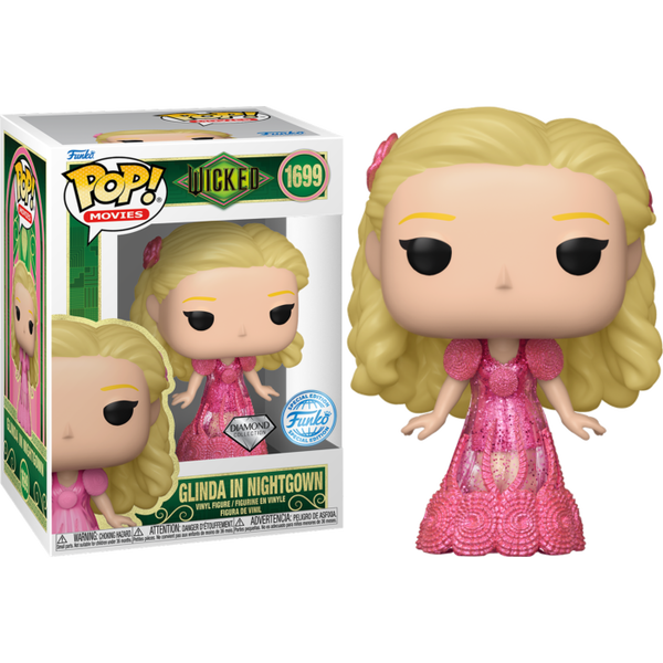 Funko Pop! Wicked (2024) - Glinda in Nightgown Diamond Glitter #1699 - Pop Basement