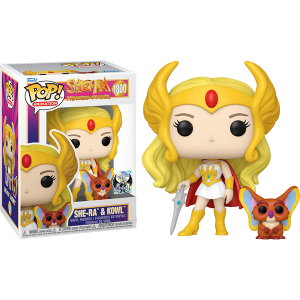 Funko Pop! She-Ra: Princess of Power - She-Ra & Kowl 40th Anniversary #1800