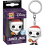 Funko Pocket Pop! Keychain - The Nightmare Before Christmas - Santa Jack with Jack-O-Lantern - Pop Basement