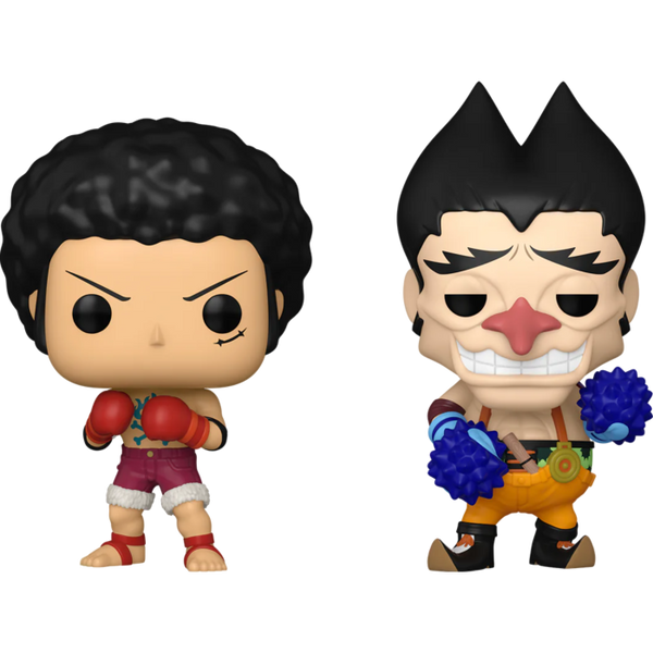 Funko Pop! One Piece - Luffy & Foxy - 2-Pack - Chase Chance - Pop Basement