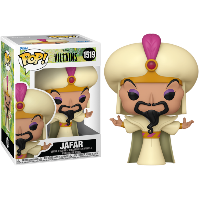 Funko Pop! Aladdin - Sultan Jafar Disney Villains #1519 - Pop Basement