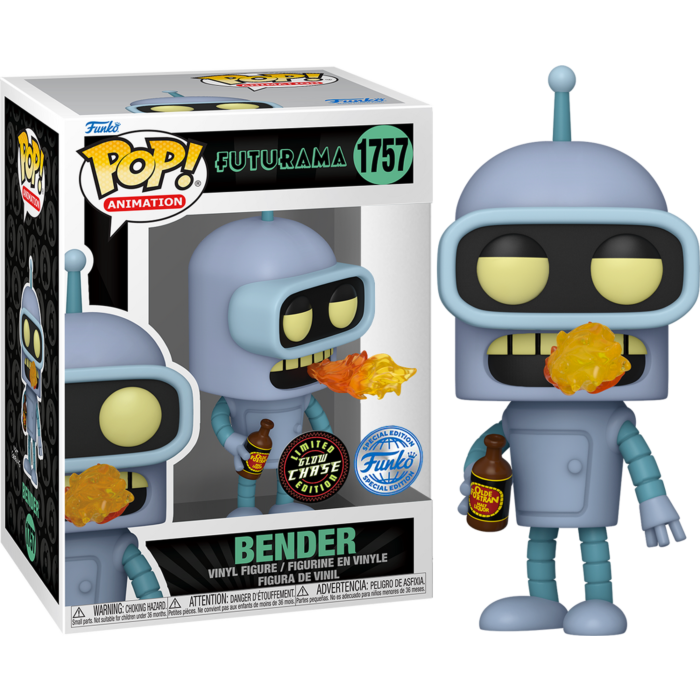 Funko Pop! Futurama - Bender with Fire Breath #1757 - Chase Chance - Pop Basement