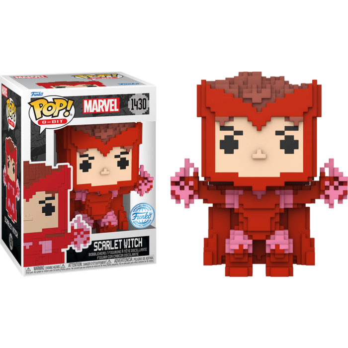 Funko Pop! Marvel - Scarlett Witch 8-Bit #1430 - Pop Basement