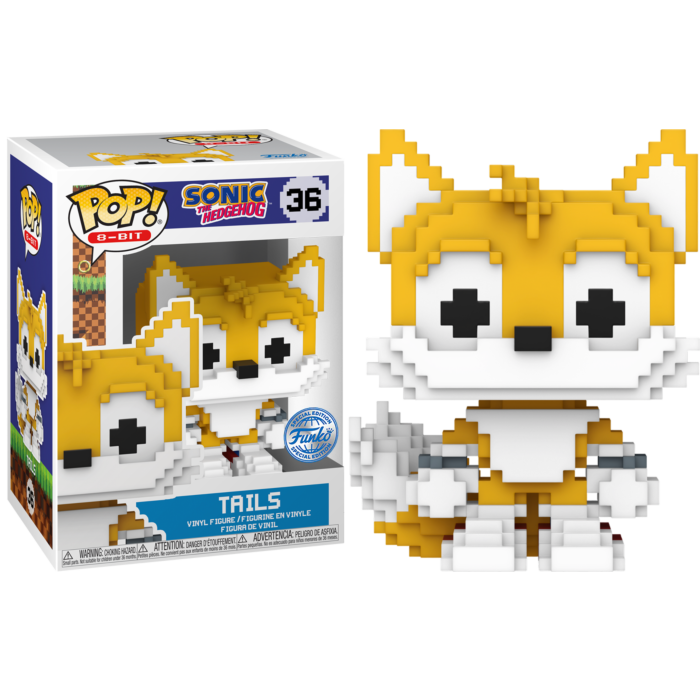 Funko Pop! Sonic the Hedgehog - Tails 8-Bit #36 - Pop Basement