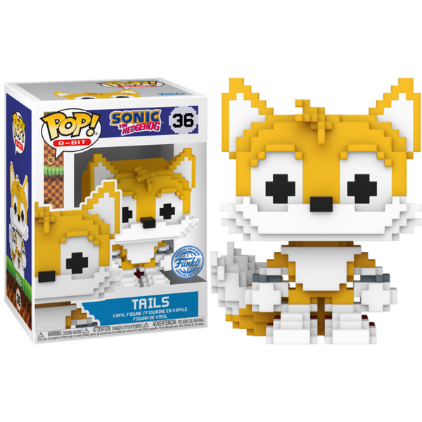 Funko Pop! Sonic the Hedgehog - Tails 8-Bit #36 - Pop Basement