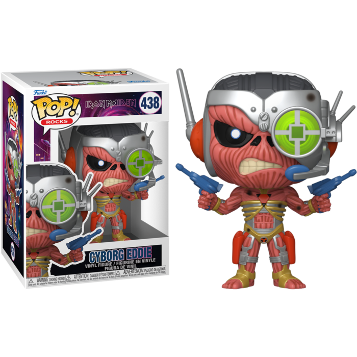 Funko Pop! Iron Maiden - Cyborg Eddie #438 - Pop Basement