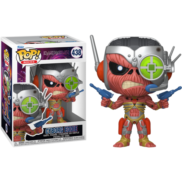 Funko Pop! Iron Maiden - Cyborg Eddie #438 - Pop Basement