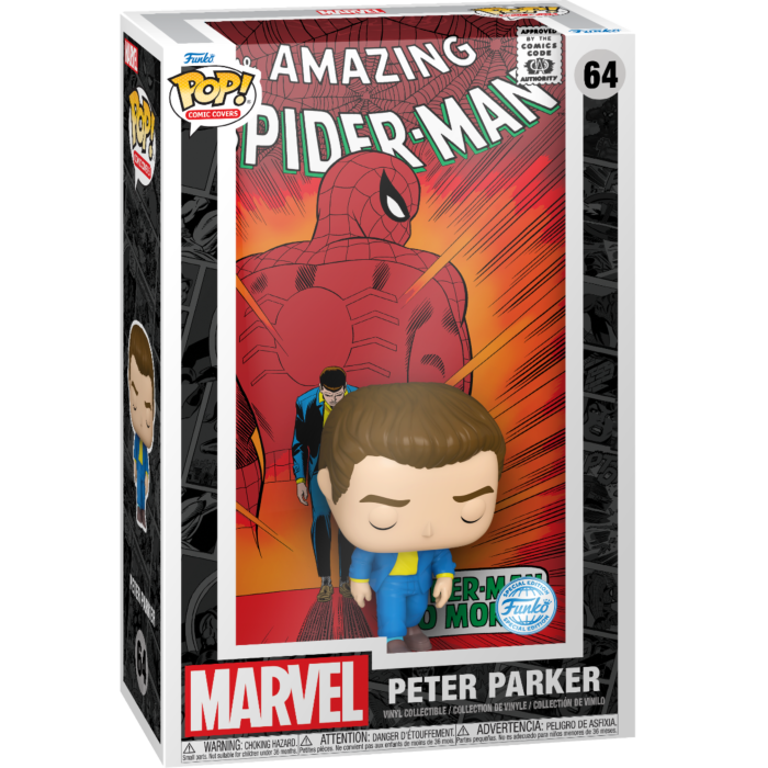 Funko Pop! Comic Covers - Marvel - The Amazing Spider-Man Peter Parker #50 - Pop Basement