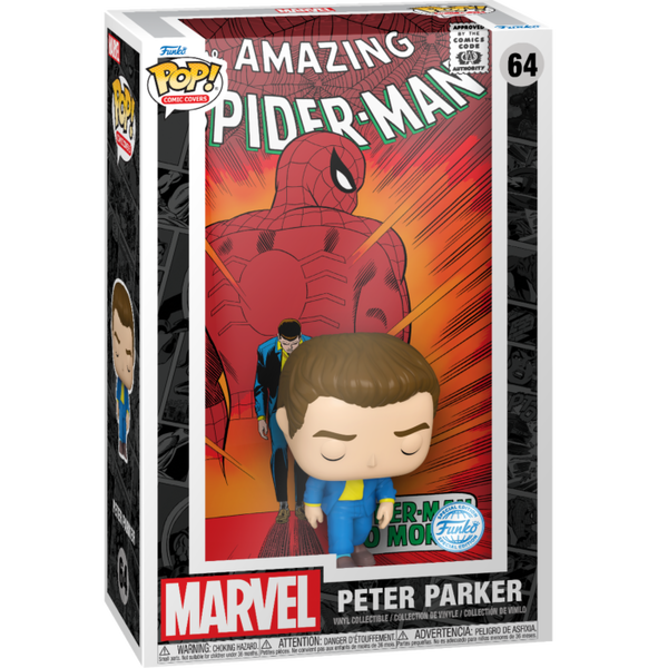 Funko Pop! Comic Covers - Marvel - The Amazing Spider-Man Peter Parker #50 - Pop Basement