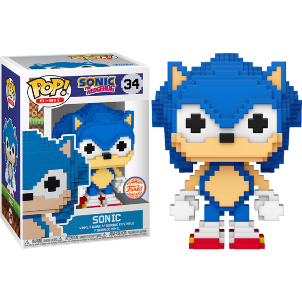 Funko Pop! Sonic The Hedgehog - Sonic 8-Bit #34 - Pop Basement