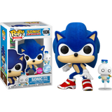 Funko Pop! Sonic the Hedgehog - Sonic with Chao Flocked #1036 - Pop Basement