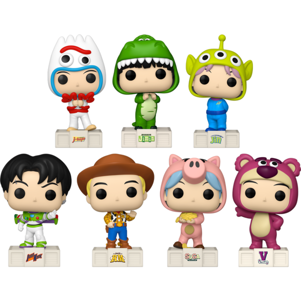 Funko Pop! Toy Story x TinyTAN: BTS - Toy With This - Bundle (Set of 7) - Pop Basement