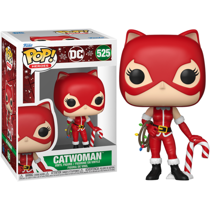 Funko Pop! DC Comics: Batman - Catwoman with Candy Cane Holiday - Pop Basement