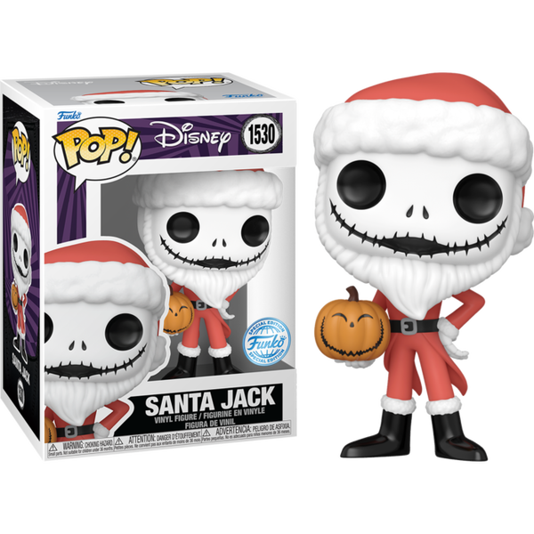 Funko Pop! The Nightmare Before Christmas - Santa Jack with Jack-O-Lantern #1530 - Pop Basement