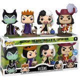 Funko Pop! Disney - Villains Glow in the Dark Pop! Vinyl Figure - 4-Pack - Pop Basement