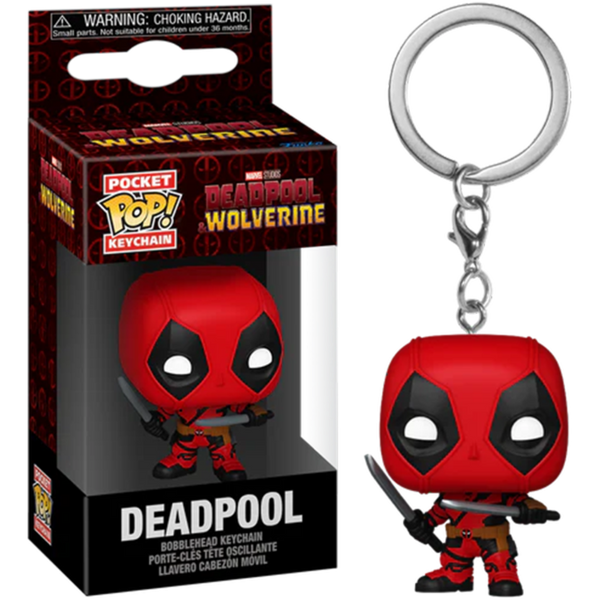 Funko Pocket Pop! Keychains - Deadpool & Wolverine (2024) - Deadpool - Pop Basement